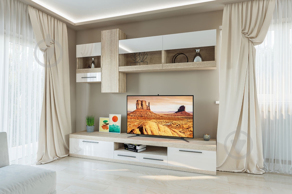 Стенка Пальмира белый - фото 1