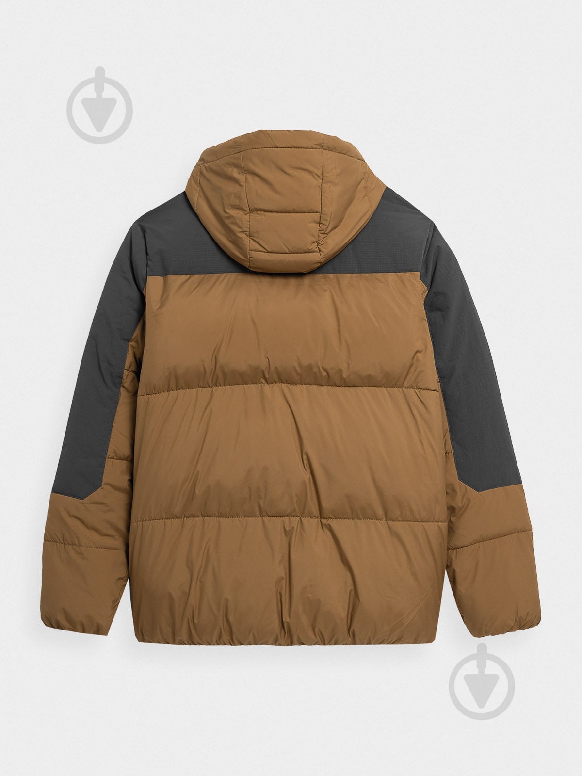 Пуховик мужской 4F DOWN JACKET M244 4FAW23TDJAM244-82S р.S коричневый - фото 2