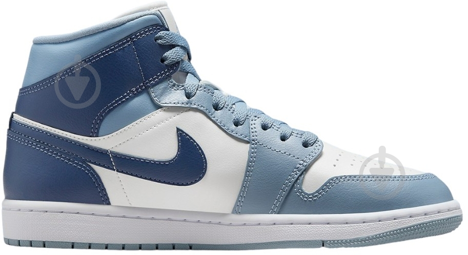 Кросівки жіночі демісезонні Nike WMNS AIR 1 MID BQ6472-140 р.42,5 блакитні із білим - фото 2