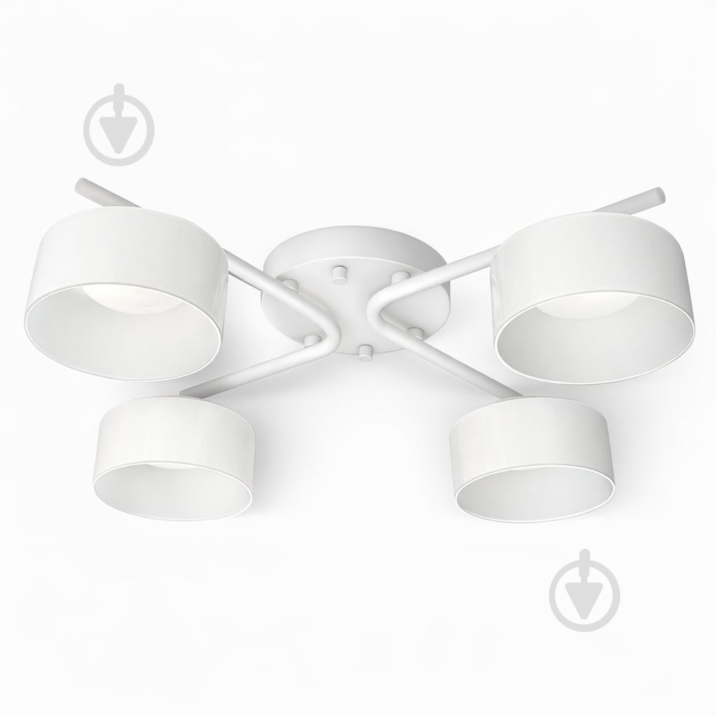 Люстра стельова LIGHT SET DUSHA MS228 4x12 Вт GX53 білий молочний - фото 2 Люстра стельова LIGHT SET DUSHA MS228 4x12 Вт GX53 білий молочний - фото 2