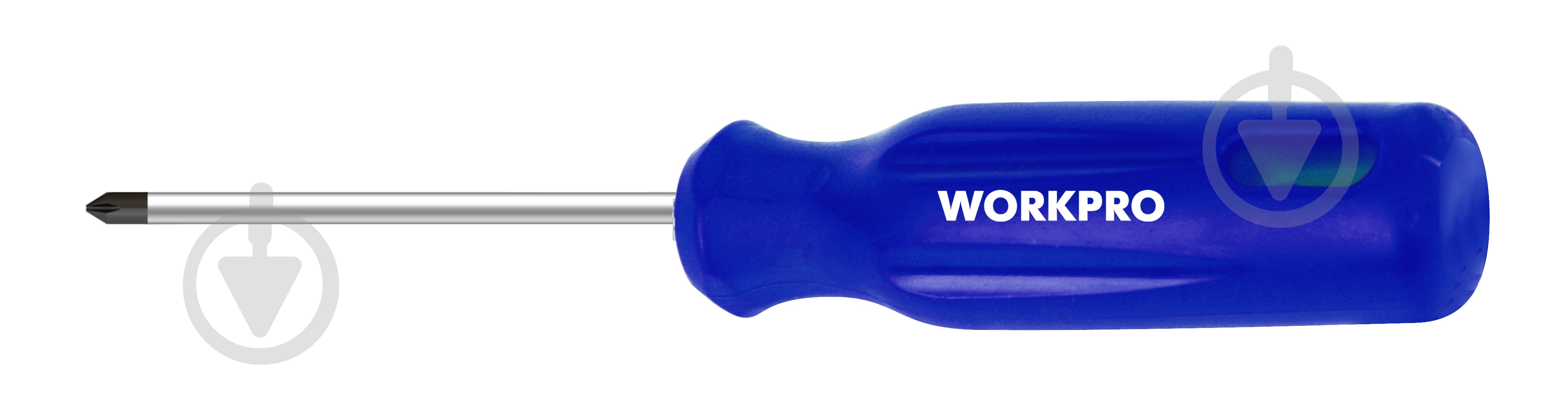 Отвертка WORKPRO крестовая PH1X75 мм W021296 - фото 1