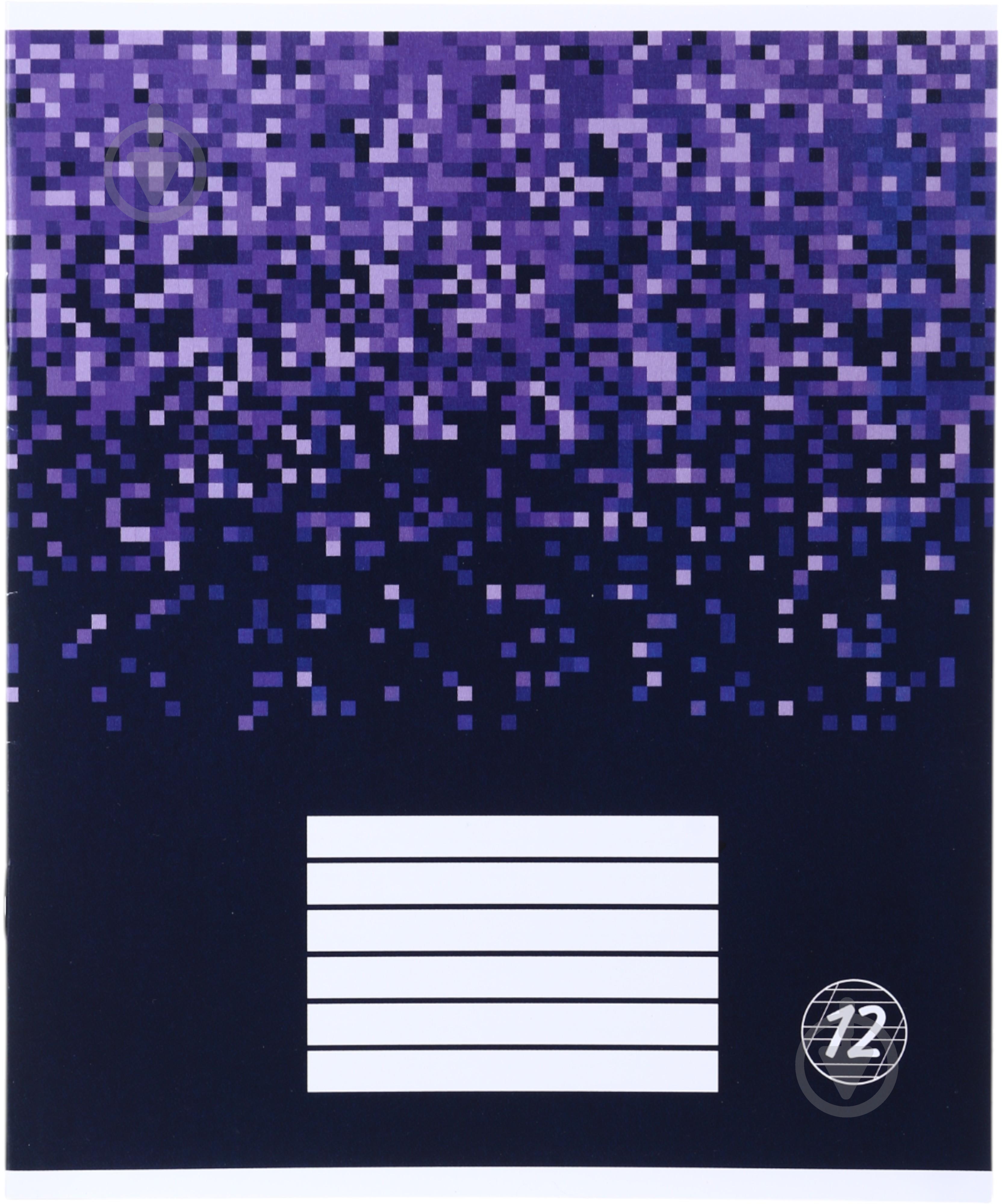 Зошит 12 аркушів у косу лінію (2252547036013) Nota Bene - фото 1