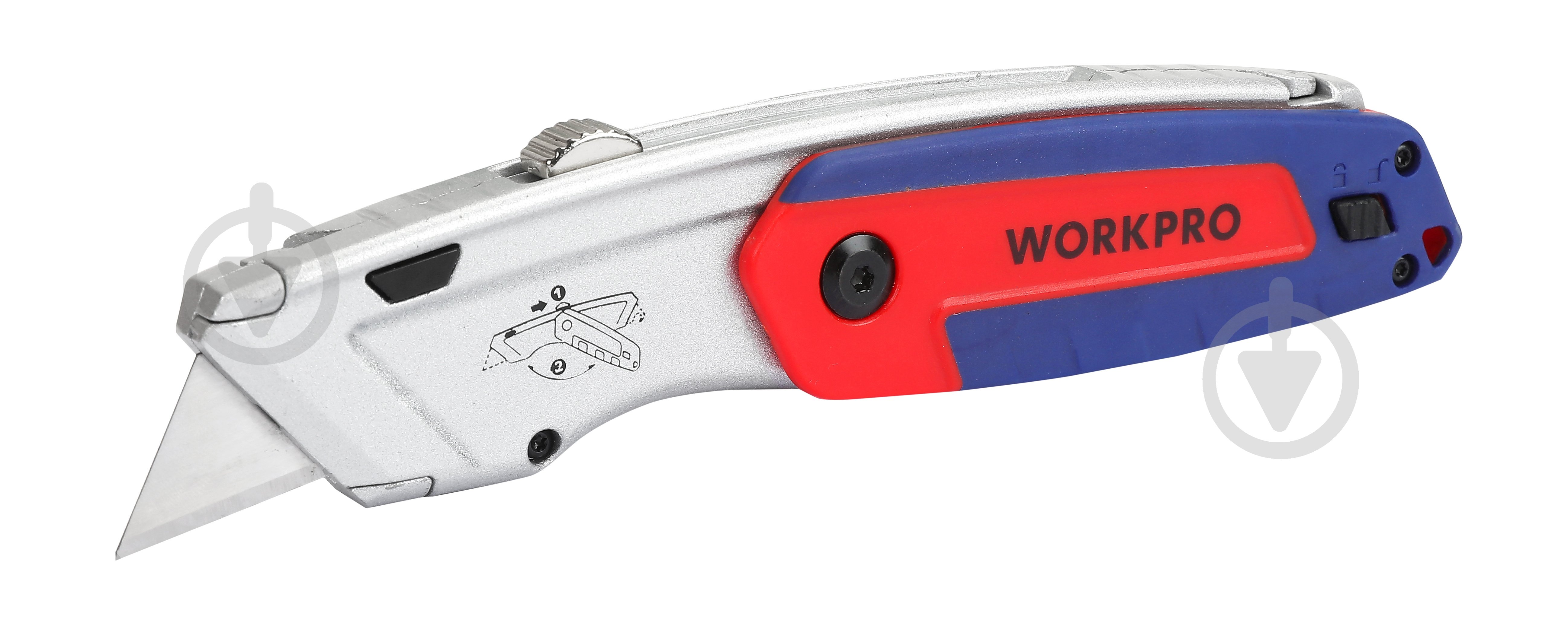Нож строительный WORKPRO W013030 - фото 1 Нож строительный WORKPRO W013030 - фото 1
