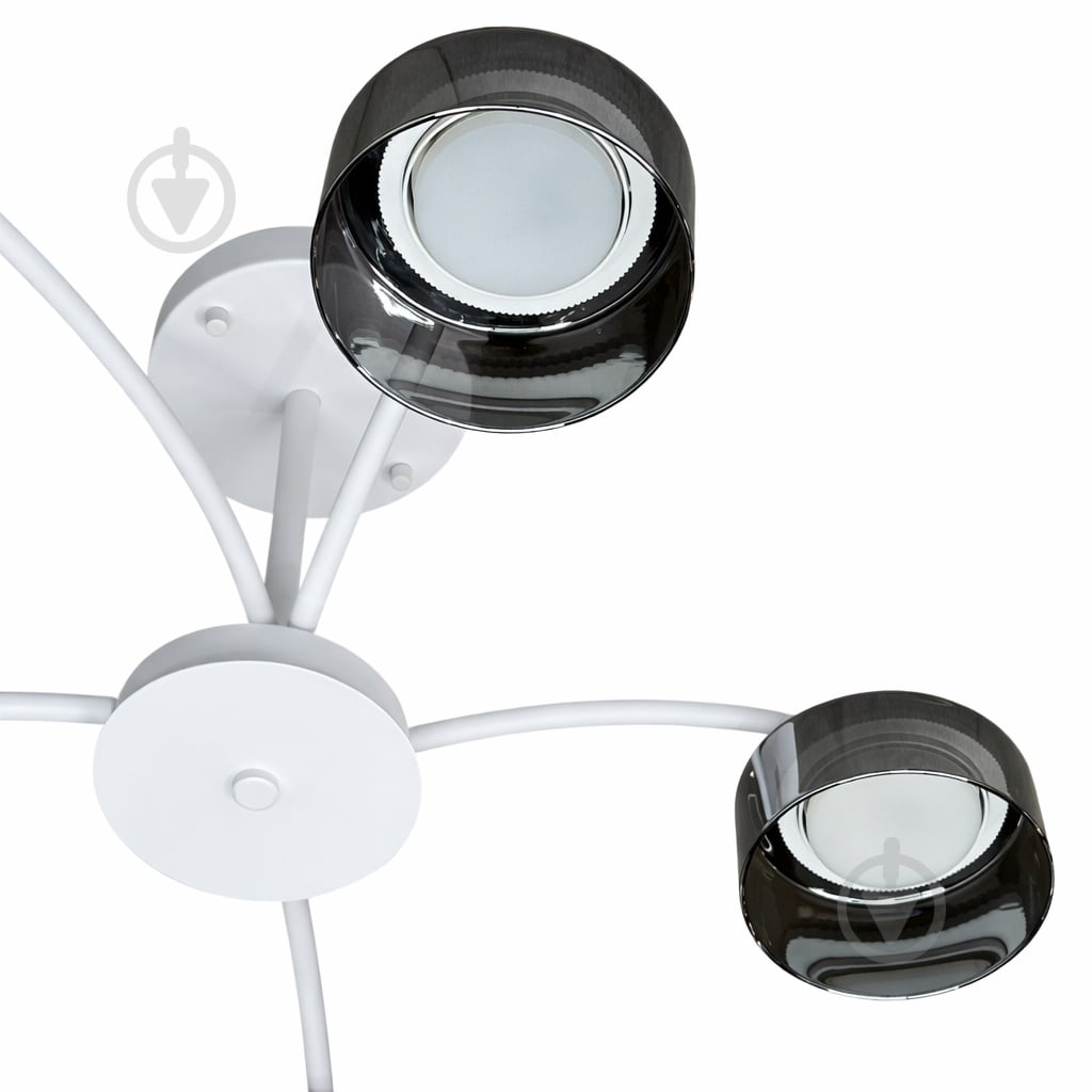Люстра потолочная LIGHT SET DUSHA MS241 5x12 Вт GX53 белый/дымчатый - фото 4