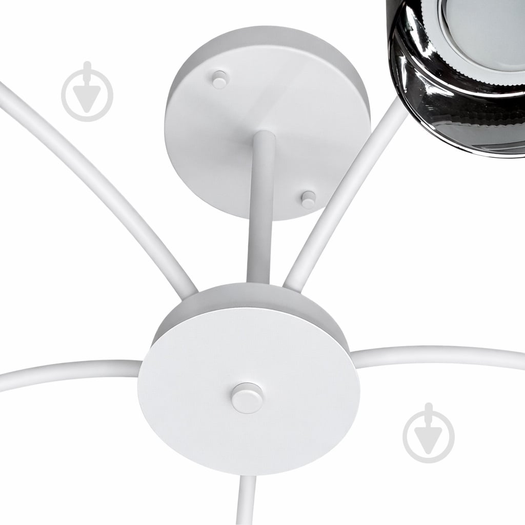 Люстра потолочная LIGHT SET DUSHA MS241 5x12 Вт GX53 белый/дымчатый - фото 5