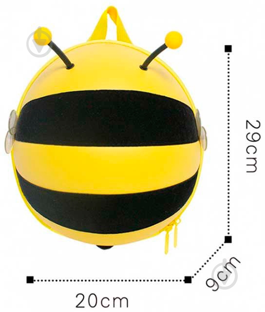 Рюкзак детский Supercute Пчелка — Желтый - фото 3