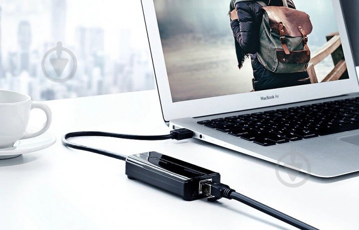 Док-станция UGREEN 3xUSB 3.0 + RJ45 1000Mbps black (20265) - фото 5