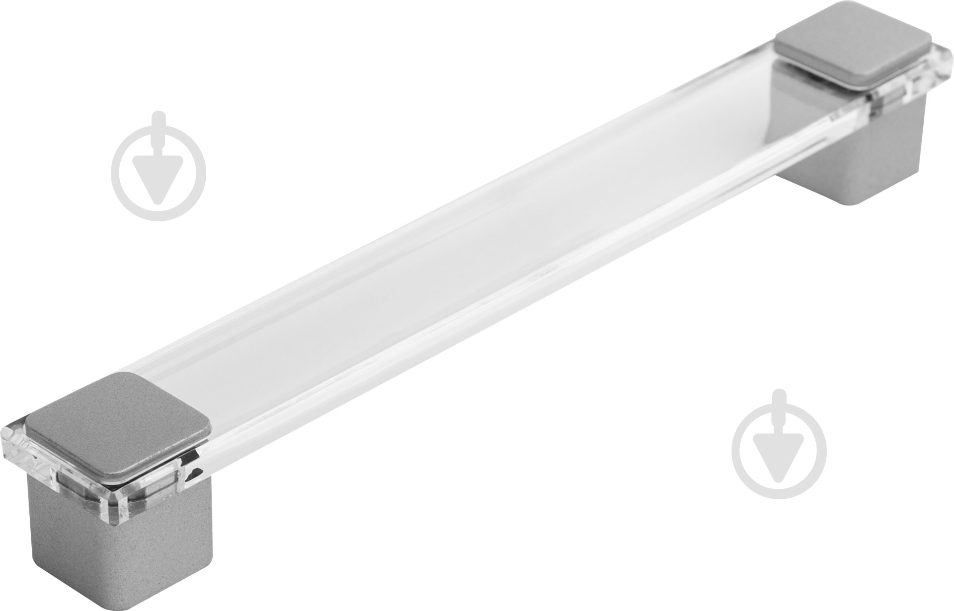 Мебельная ручка скоба Poliplast 160 мм 0096TRASVO матовый хром - фото 1