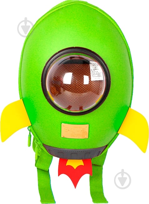 Рюкзак детский Supercute Ракета-Зеленый - фото 1 Рюкзак детский Supercute Ракета-Зеленый - фото 1