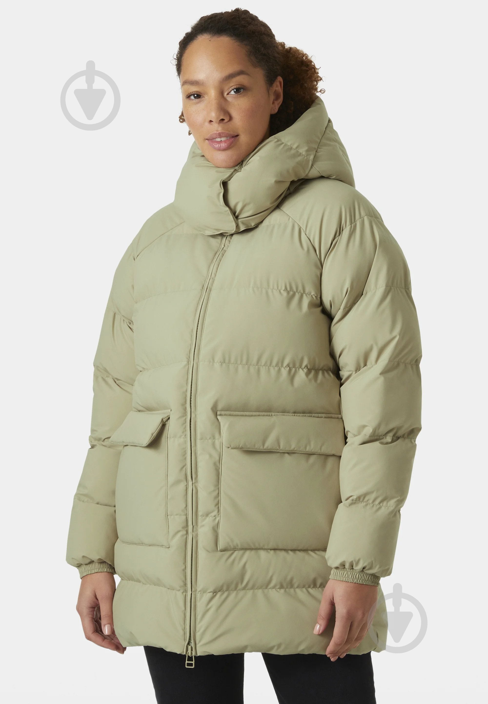 Куртка женская зимняя Helly Hansen W ELLIE PUFFY PARKA 53108-463 р.L светло-зеленая - фото 1