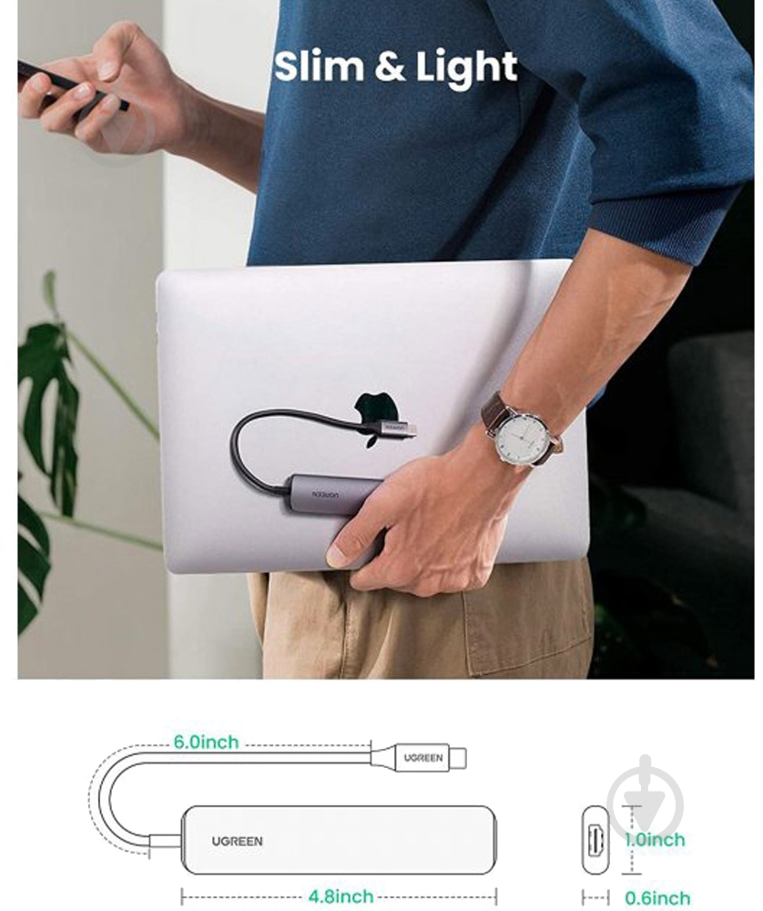 Док-станция UGREEN CM417 (20197) - фото 10