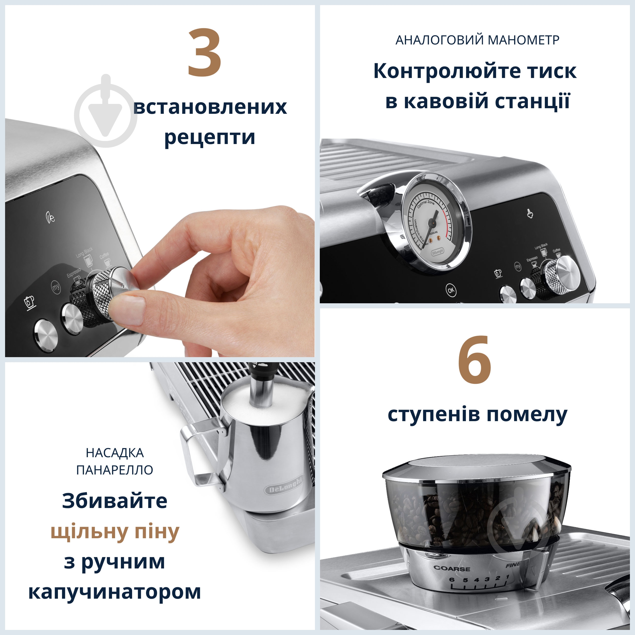 Кофеварка рожковая Delonghi EC9335.M - фото 2