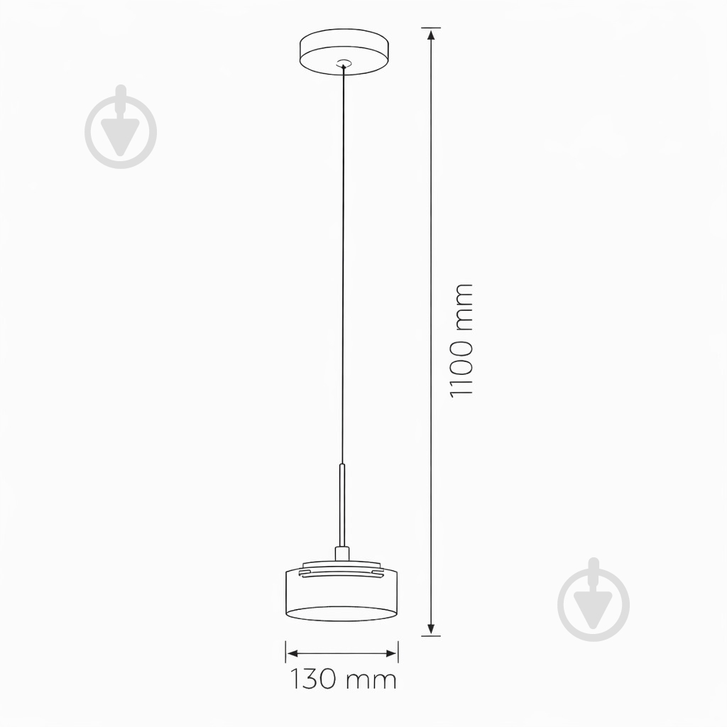 Люстра підвісна LIGHT SET DUSHA MS241 1x12 Вт GX53 білий/димчатий - фото 5 Люстра підвісна LIGHT SET DUSHA MS241 1x12 Вт GX53 білий/димчатий - фото 5