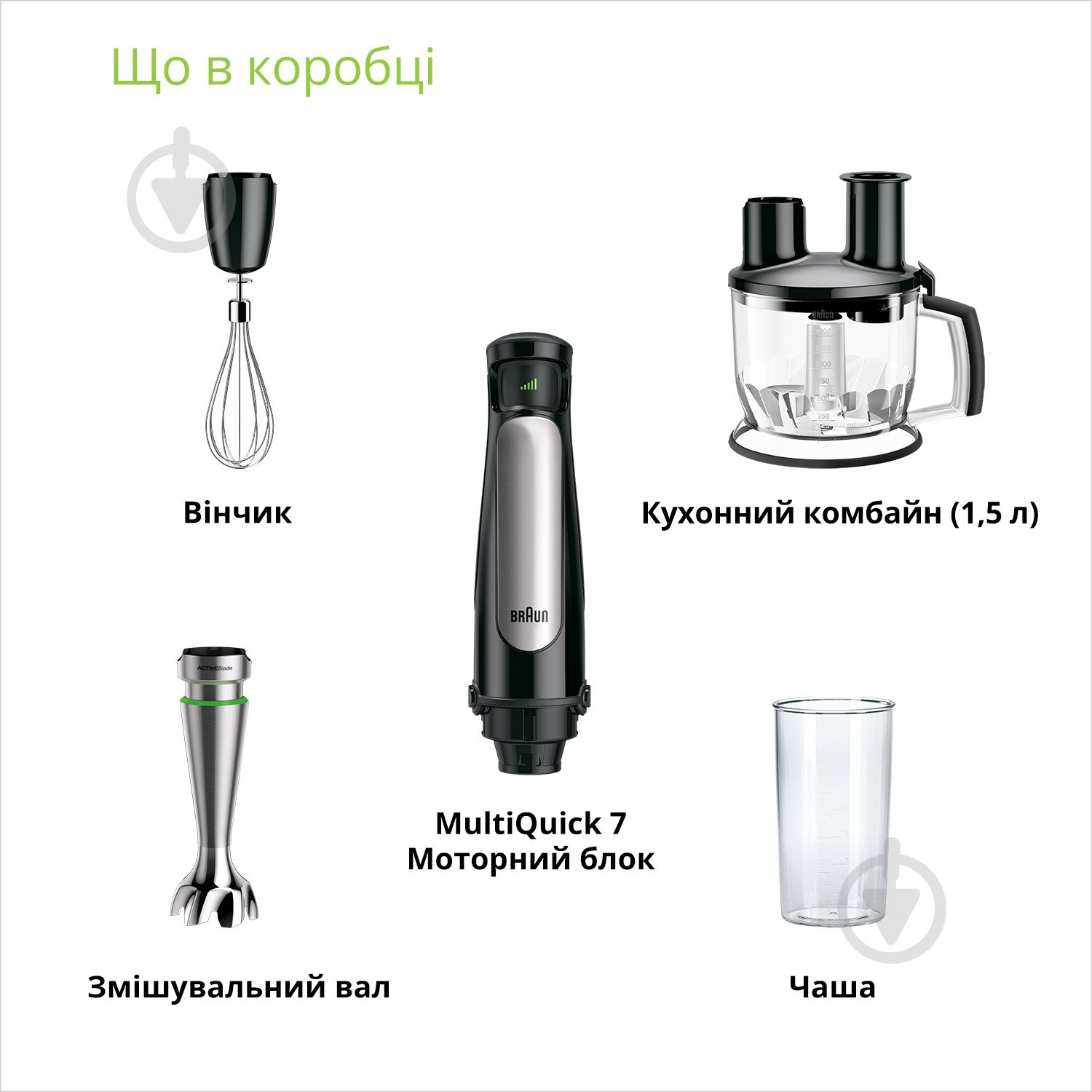 Блендер заглибний Braun MultiQuick 7 MQ7075X - фото 6