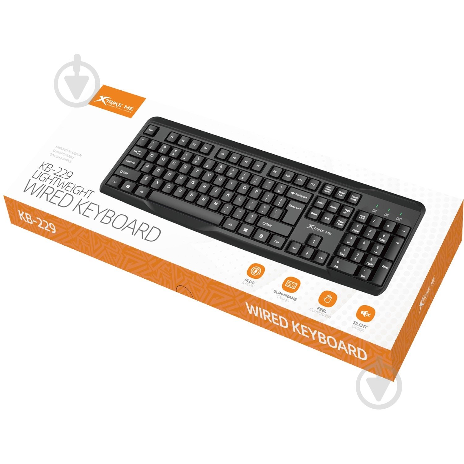 Клавиатура Xtrike (KB-229UA) black - фото 6