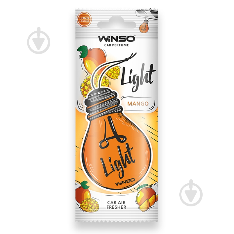Ароматизатор подвесной WINSO Light Mango 991080 12 мл - фото 1