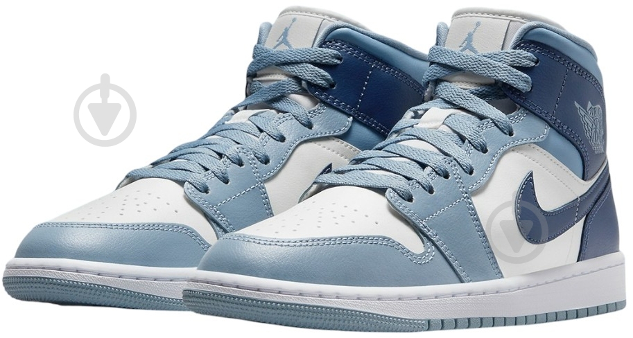 Кросівки жіночі демісезонні Nike WMNS AIR 1 MID BQ6472-140 р.44,5 блакитні із білим - фото 3 Кросівки жіночі демісезонні Nike WMNS AIR 1 MID BQ6472-140 р.44,5 блакитні із білим - фото 3