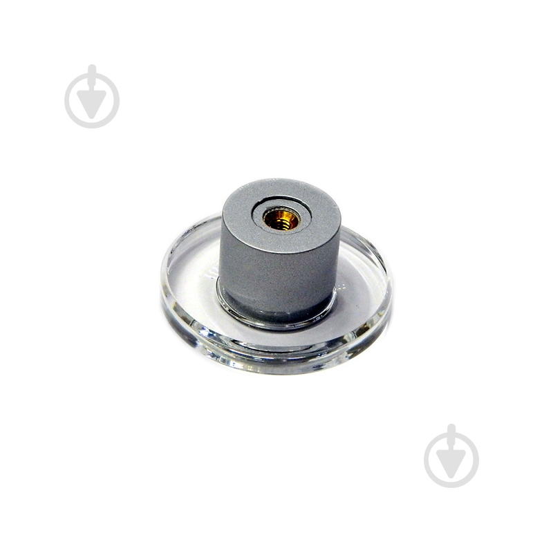 Мебельная ручка кнопка Poliplast 0414TRASV6 матовый хром - фото 3