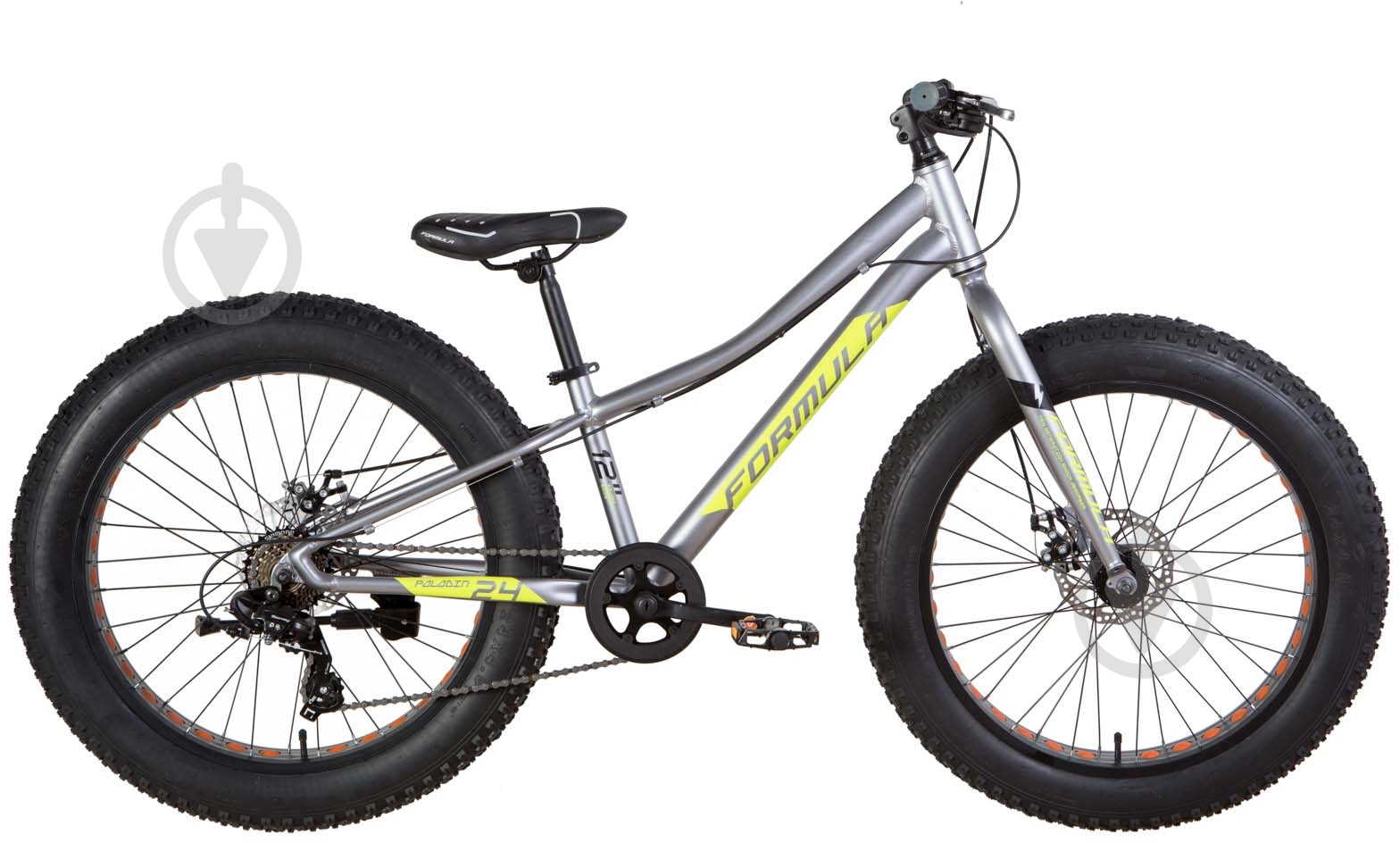 Велосипед Formula 24" 12"(30 см) PALADIN OPS-FR-24-297 серо-зеленый - фото 1