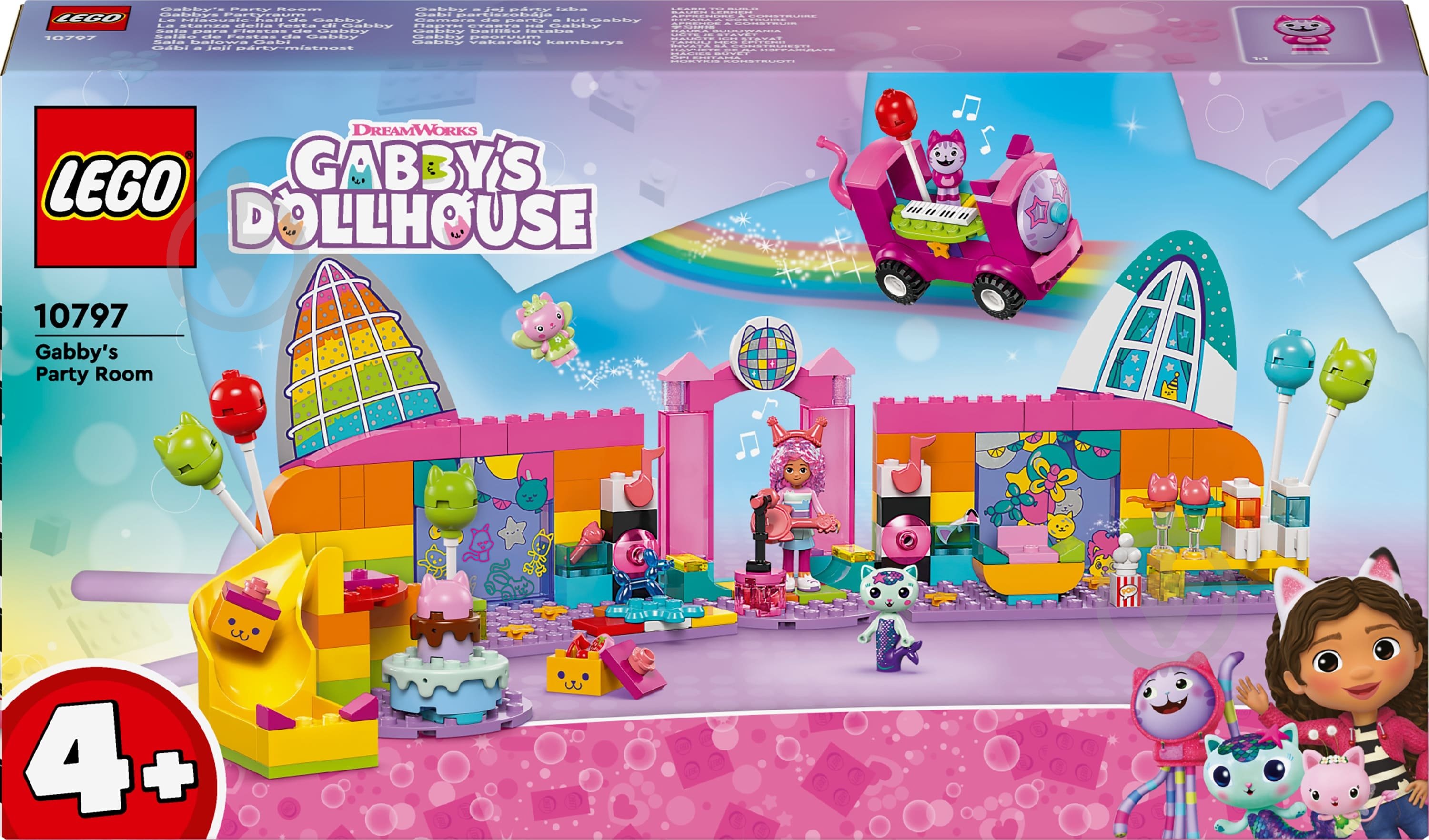 Конструктор LEGO Gabby's Dollhouse Святкова кімната Ґаббі 10797 - фото 1 Конструктор LEGO Gabby's Dollhouse Святкова кімната Ґаббі 10797 - фото 1
