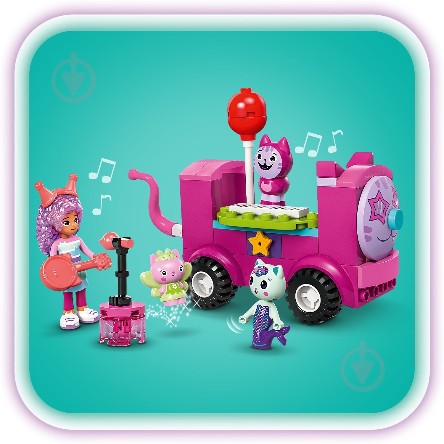 Конструктор LEGO Gabby's Dollhouse Святкова кімната Ґаббі 10797 - фото 7 Конструктор LEGO Gabby's Dollhouse Святкова кімната Ґаббі 10797 - фото 7