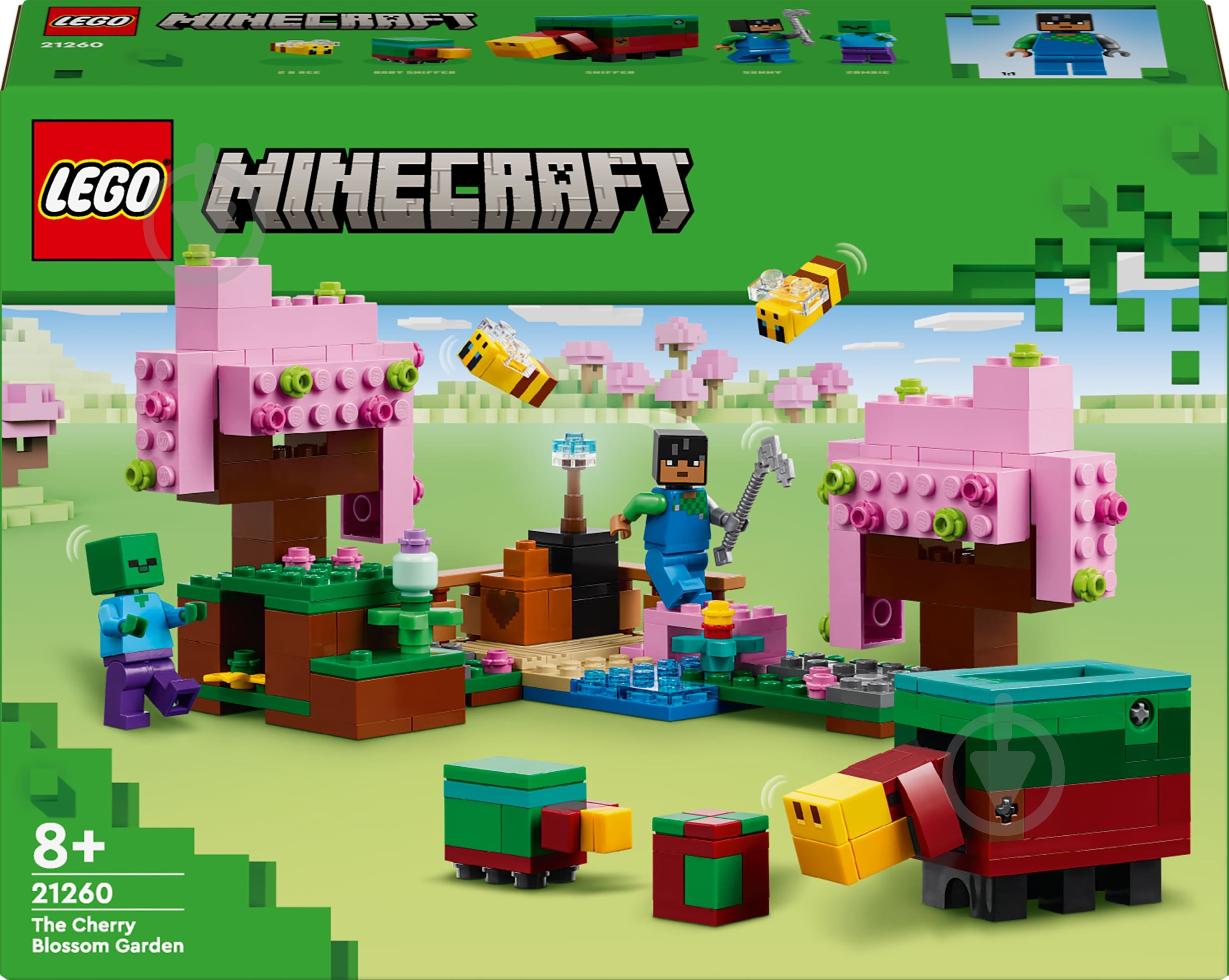 Конструктор LEGO Minecraft Квітучий вишневий сад 21260 - фото 1