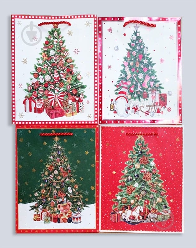 Пакет подарунковий Свято наближається 42x53x15,5 см Гулівер Країна - фото 1