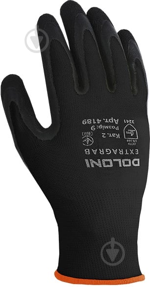 Перчатки Doloni Extragrab с покрытием латекс L (9) 4189 - фото 1