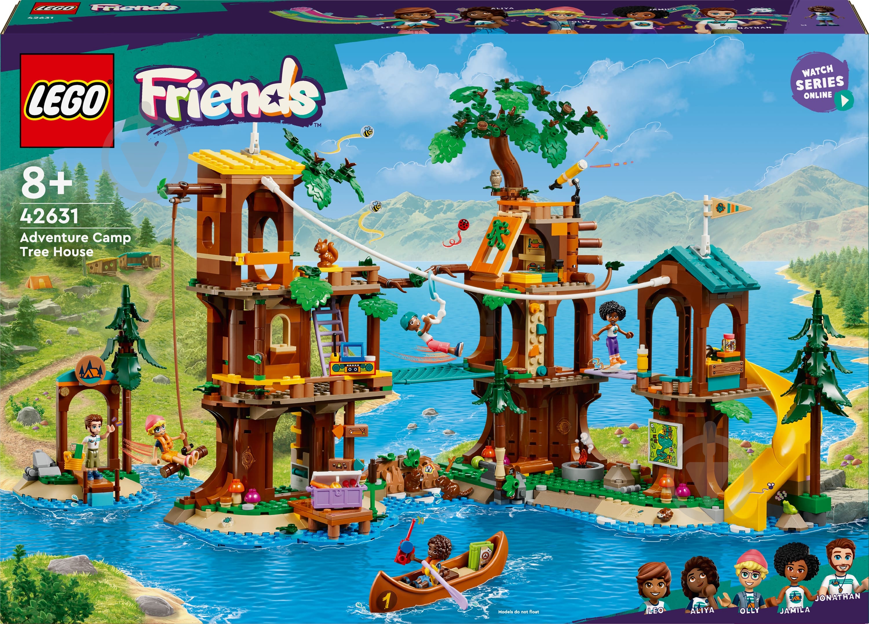 こんにちは。 ᐉ Конструктор LEGO Friends Домик на дереве в приключенческом