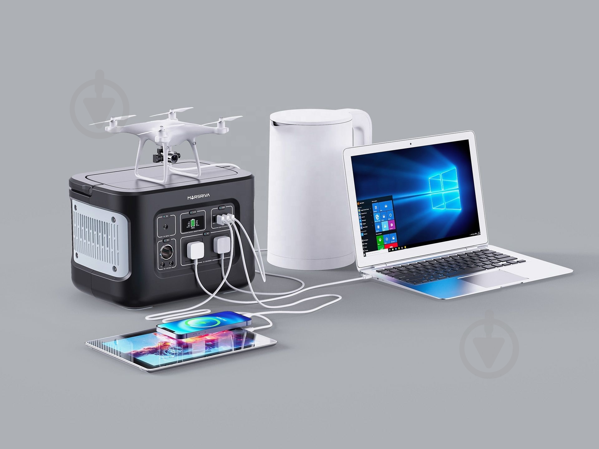 Зарядная станция MARSRIVA MP6 (512 Вт·год) - фото 8 Зарядная станция MARSRIVA MP6 (512 Вт·год) - фото 8