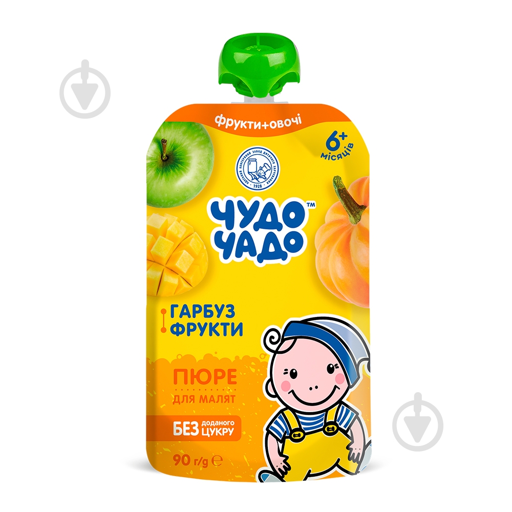 Пюре овочеве Чудо-Чадо Гарбуз з фруктами 90 г - фото 1