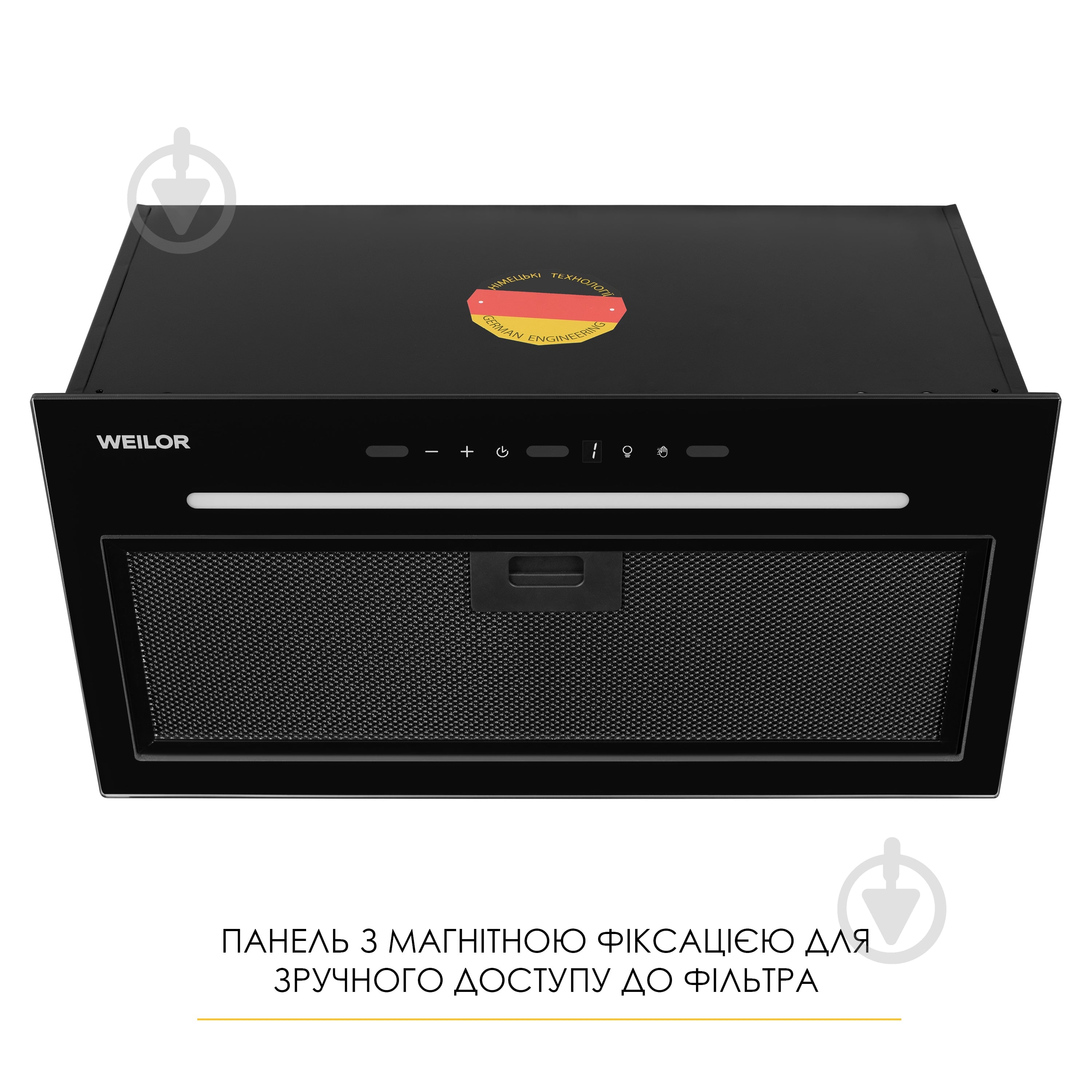 Витяжка WEILOR LUNA WBG 58 BLACK - фото 7 Витяжка WEILOR LUNA WBG 58 BLACK - фото 7
