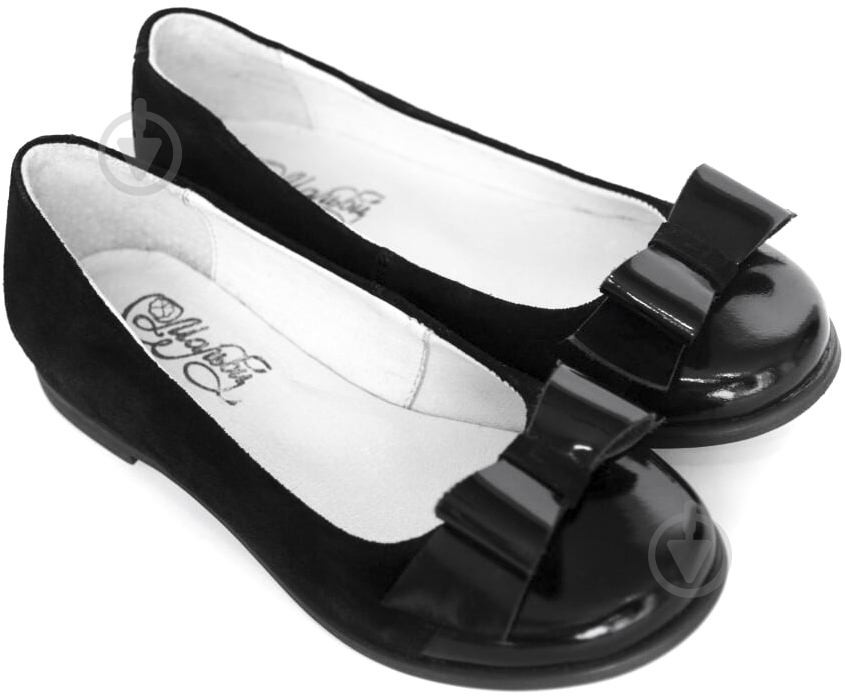 Туфли для девочки Мальви р.36 черный ш-321 - фото 1 Туфли для девочки Мальви р.36 черный ш-321 - фото 1