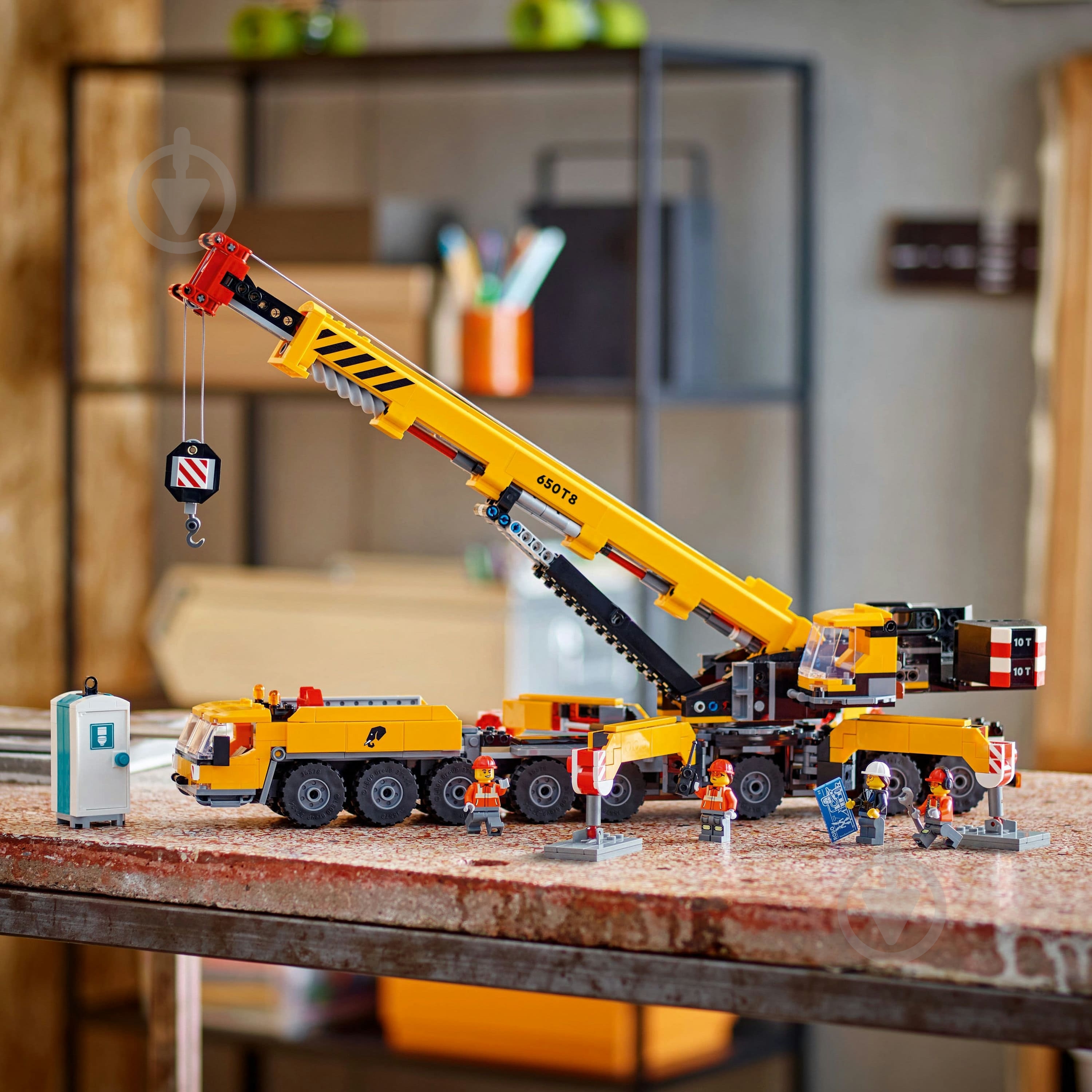 ᐉ Конструктор LEGO City Жовтий пересувний будівельний кран 60409