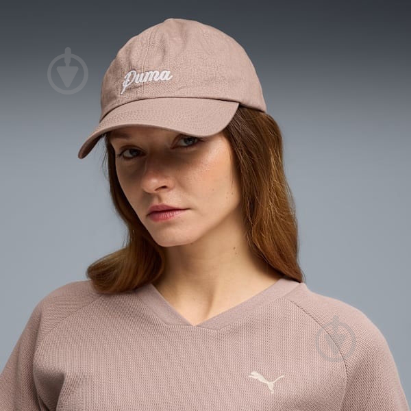 Кепка Puma SCRIPT Dad Cap Puma 02703902 OSFA коричневый - фото 4