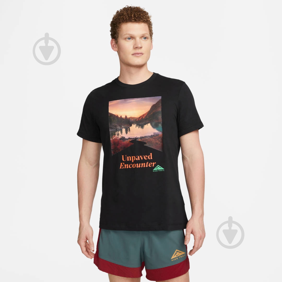Футболка Nike FD0120-010 р.L черный - фото 1