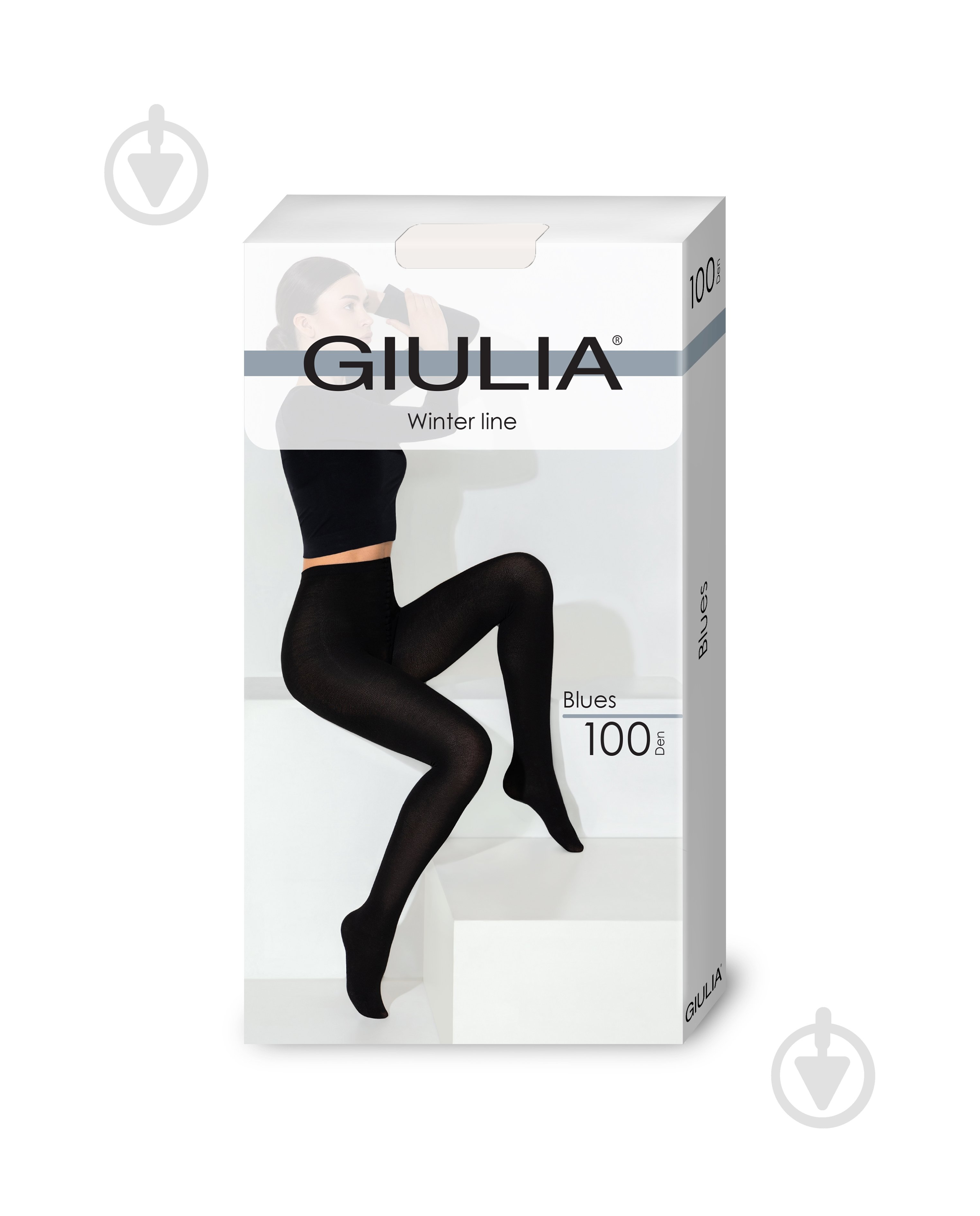 Колготки жіночі Giulia BLUES 3D 100 р. 5XL Panna - фото 1 Колготки жіночі Giulia BLUES 3D 100 р. 5XL Panna - фото 1