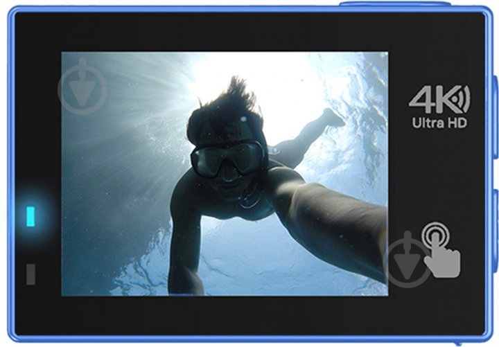 Экшн-камера Aspiring Repeat 3 Ultra HD 4K 60 FPS Dual Screen blue (REF210101) - фото 5