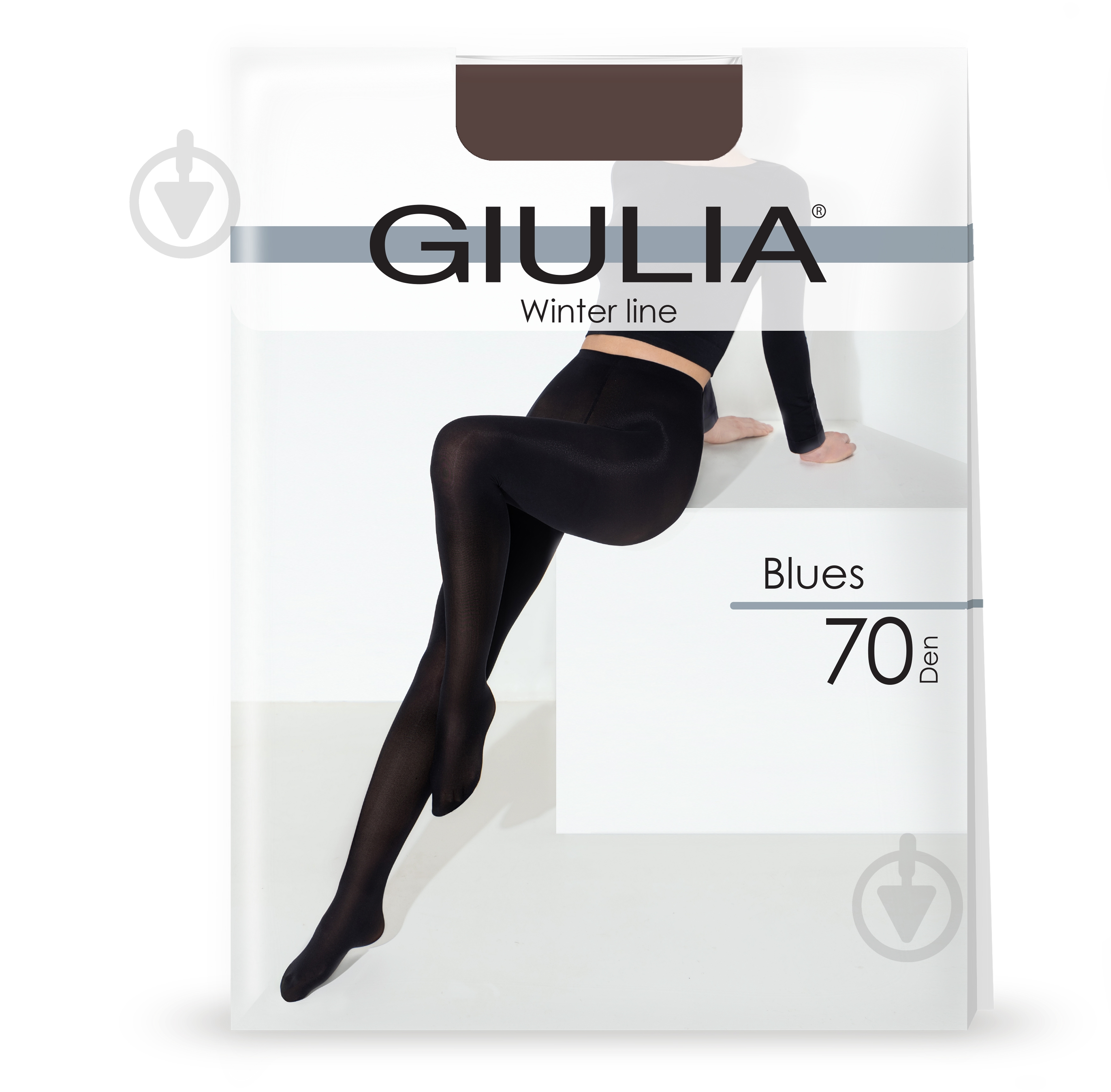 Колготки женские Giulia BLUES 3D 70 р. 2S caffe - фото 1 Колготки женские Giulia BLUES 3D 70 р. 2S caffe - фото 1