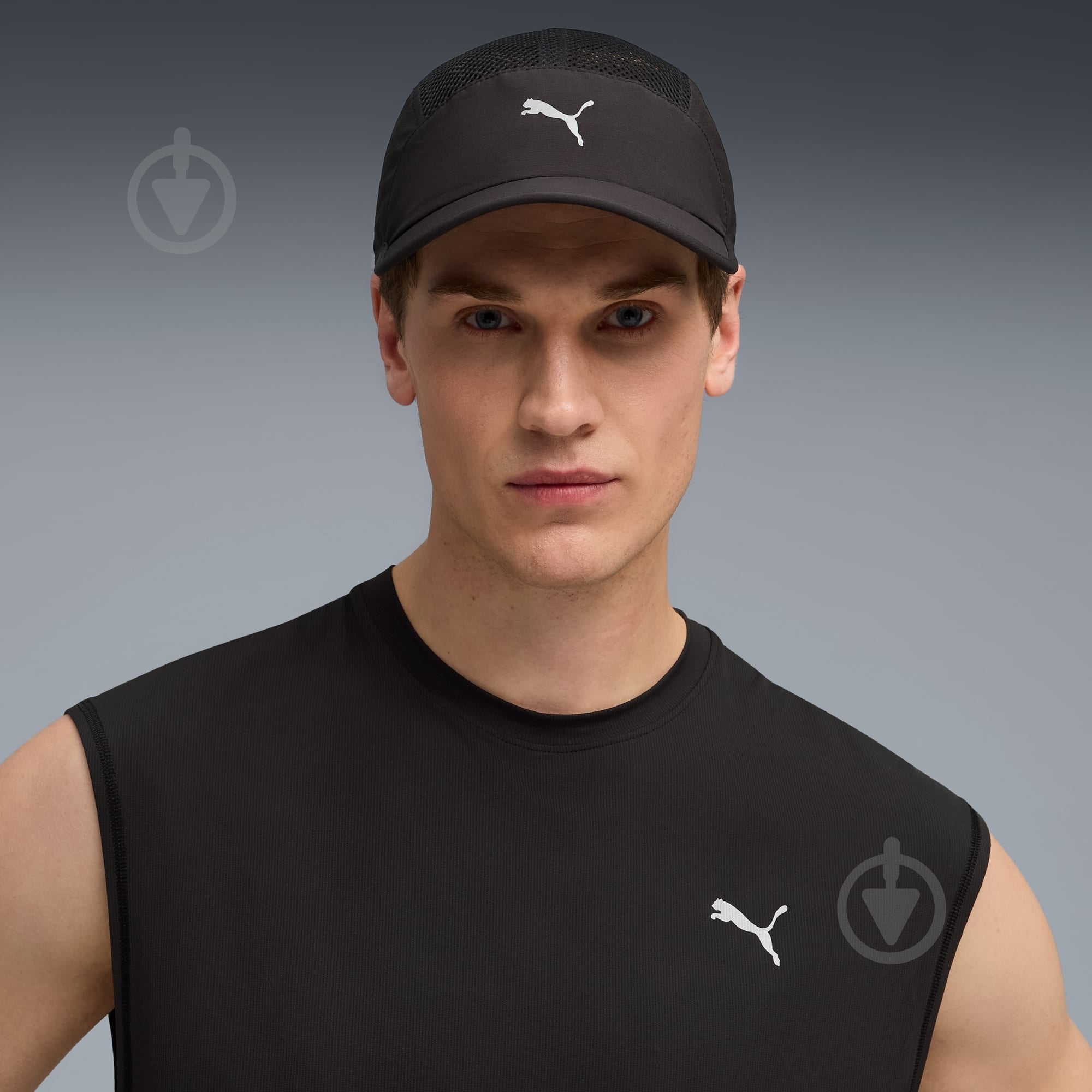 Кепка Puma SHORT VISOR MESH 5 Panel 02699901 OSFA черный - фото 4