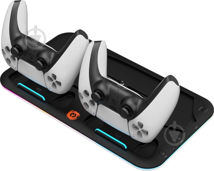Підставка для ігрової приставки Canyon CS-5 RGB PS5 Charge black - фото 2 Підставка для ігрової приставки Canyon CS-5 RGB PS5 Charge black - фото 2