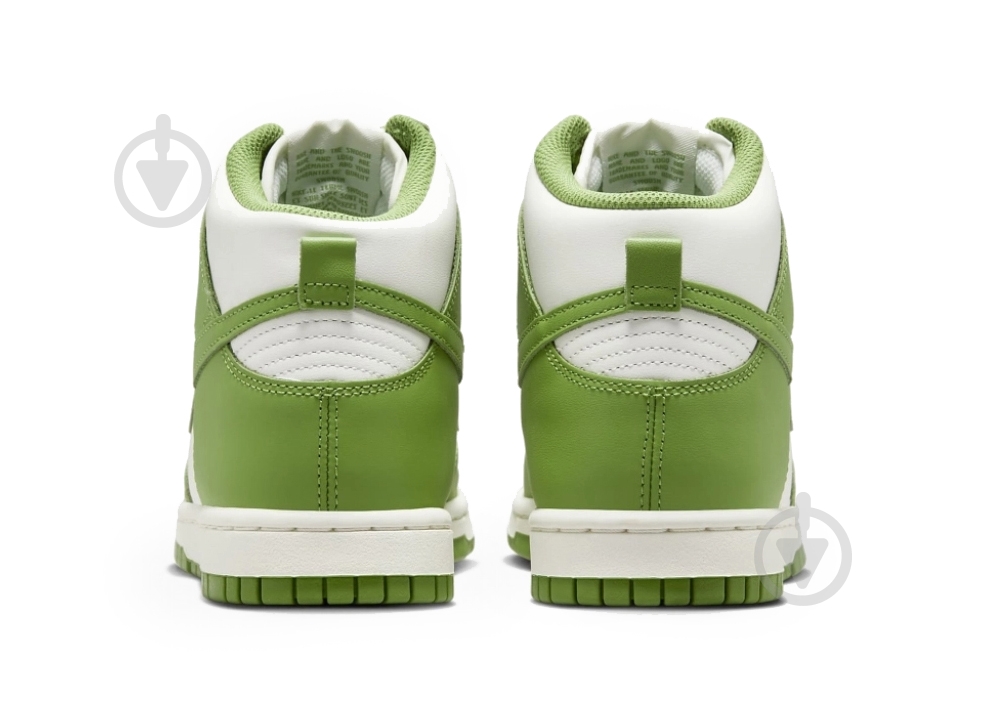 Кроссовки женские демисезонные Nike DUNK HIGH DD1869-300 р.38 белые с зеленым - фото 4 Кроссовки женские демисезонные Nike DUNK HIGH DD1869-300 р.38 белые с зеленым - фото 4