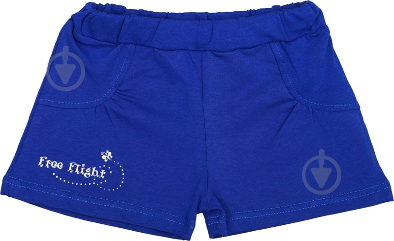Шорты для девочек Фламинго р.116 синий - фото 1