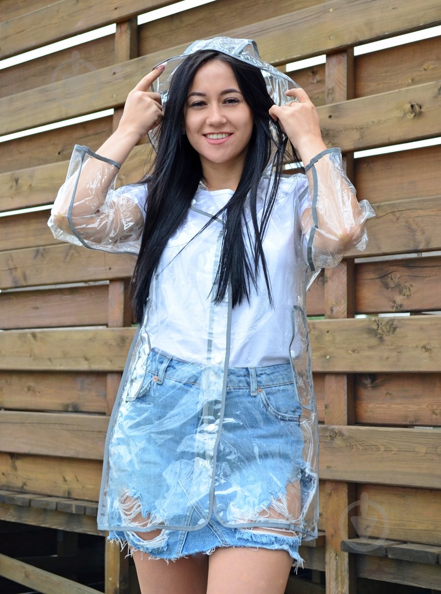 Дождевик унисекс YES S р.134 прозрачный 706947 - фото 1 Дождевик унисекс YES S р.134 прозрачный 706947 - фото 1