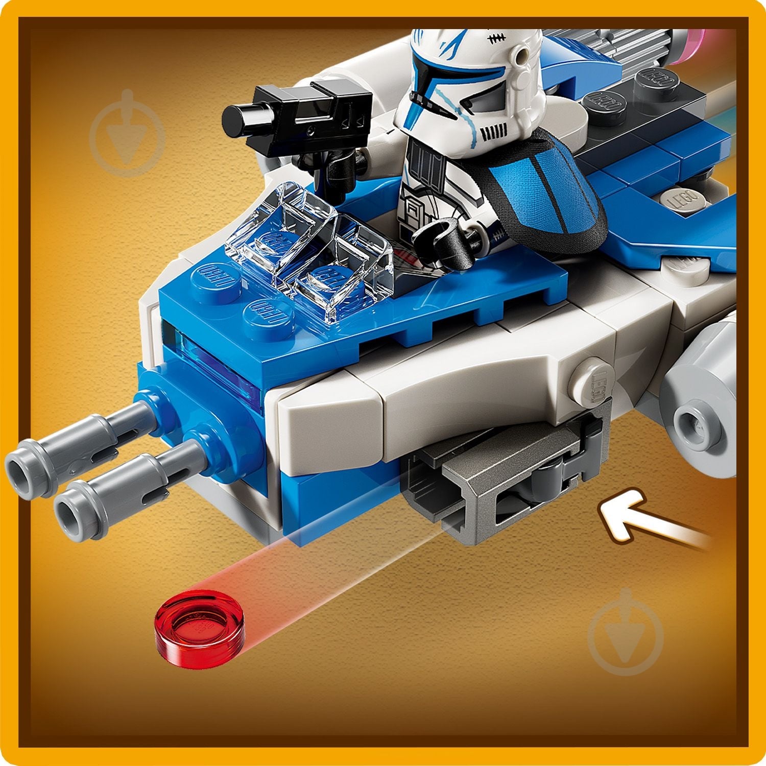 Конструктор LEGO Star Wars Мікровинищувач Y-Wing Капітана Рекса 75391 - фото 8 Конструктор LEGO Star Wars Мікровинищувач Y-Wing Капітана Рекса 75391 - фото 8