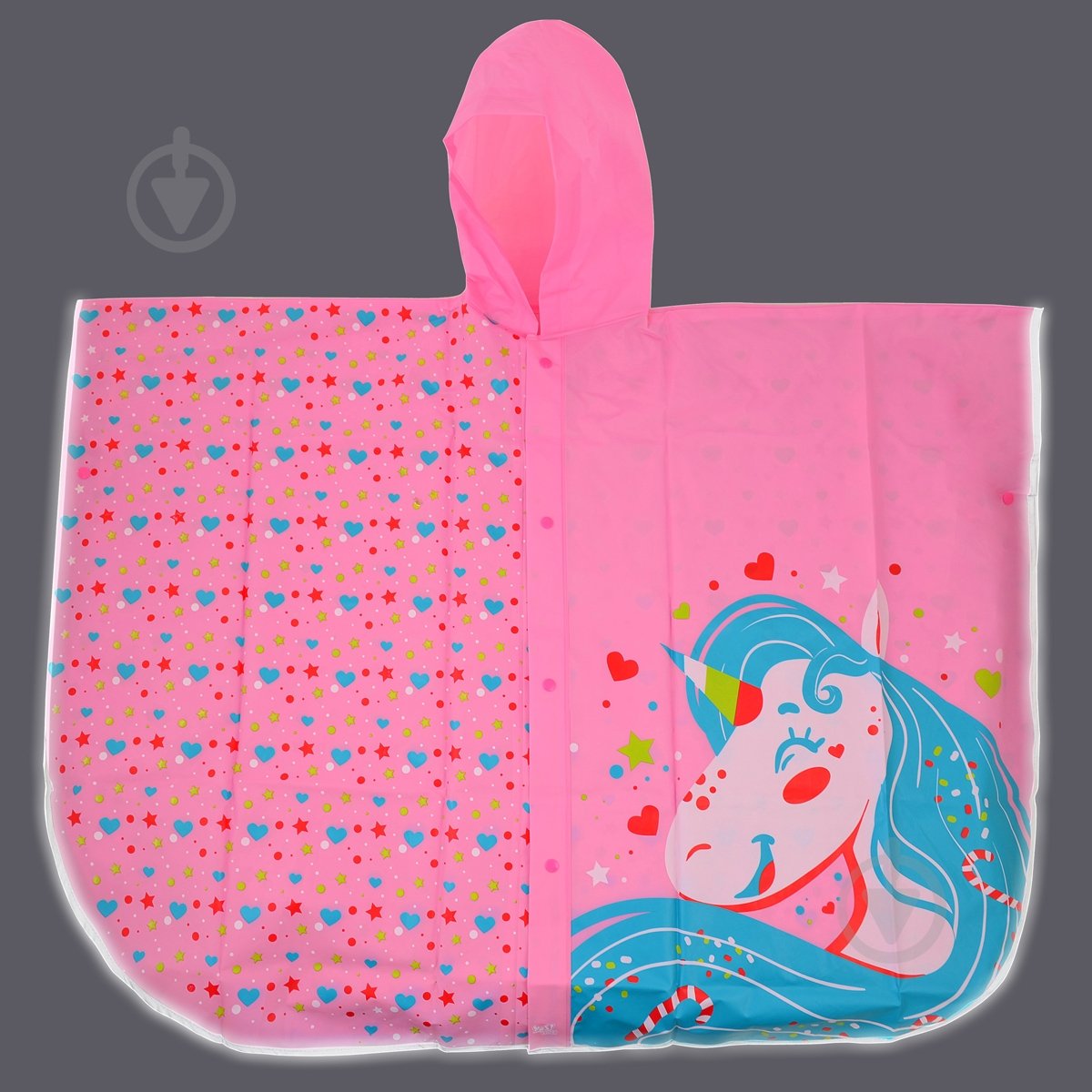 Дождевик для девочки YES Пони S розовый 706946 - фото 3