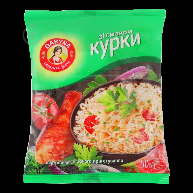 Вермішель Daryna зі смаком курки 50 г - фото 7 Вермішель Daryna зі смаком курки 50 г - фото 7