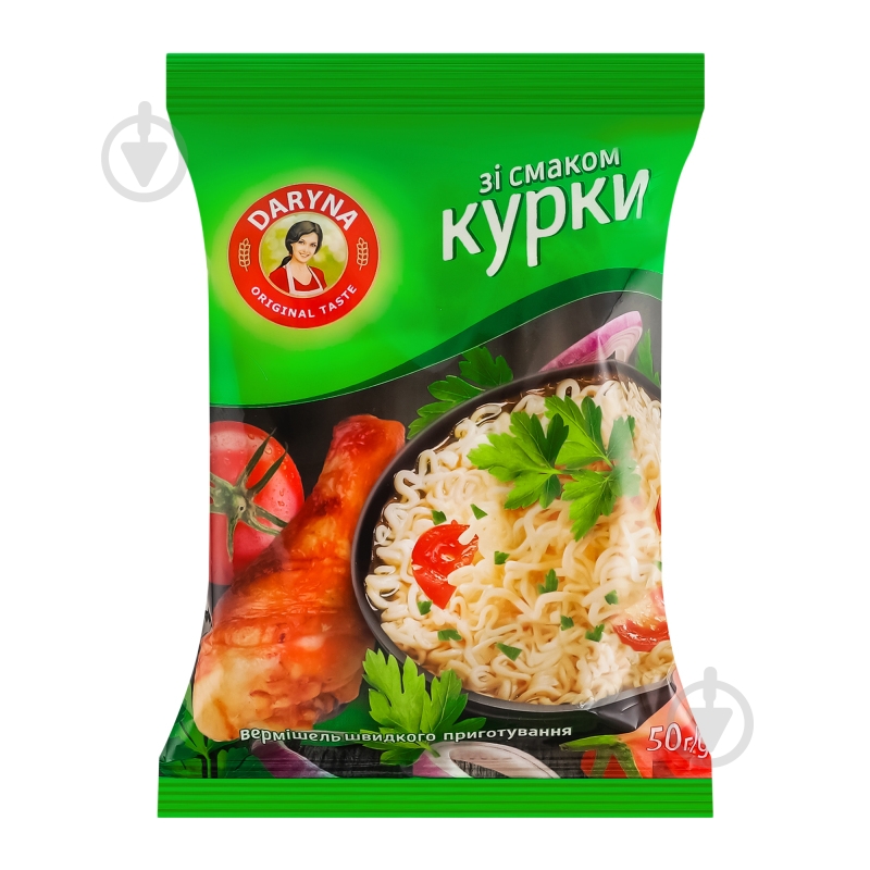 Вермішель Daryna зі смаком курки 50 г - фото 8 Вермішель Daryna зі смаком курки 50 г - фото 8