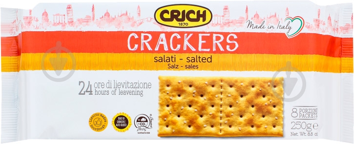 Крекер Crich соленый 250г - фото 1 Крекер Crich соленый 250г - фото 1