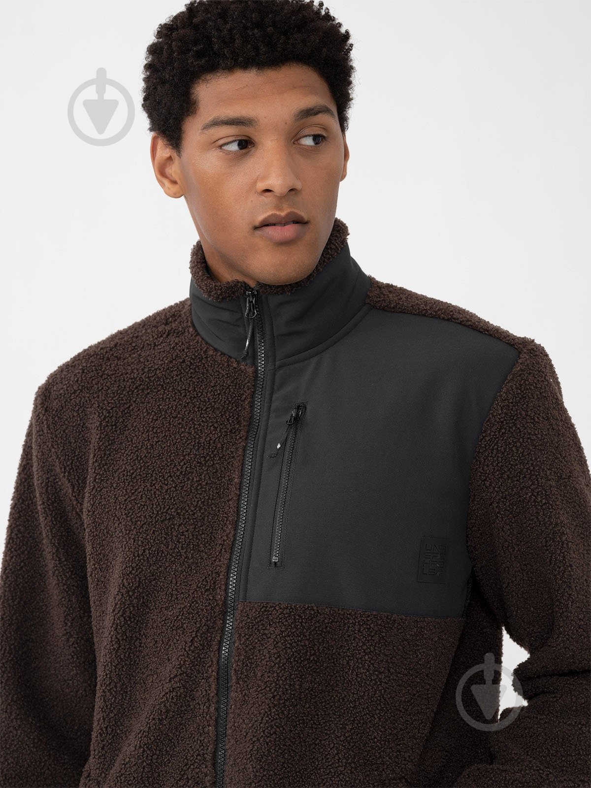 Джемпер 4F FLEECE M116 4FAW23TFLEM116-80S р.M коричневий - фото 3
